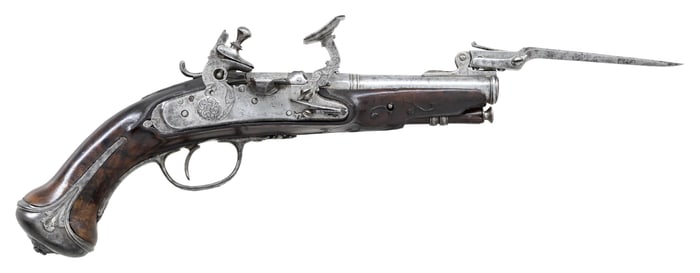 WELL MADE ITALIAN SMALL SNAPHAUNCE PISTOL WITH