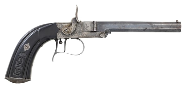 INTERESTING PIVOTING TIP-DOWN BREECH LOADING