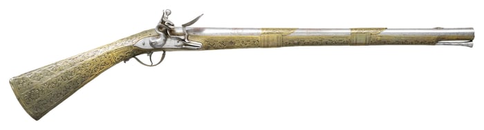FINE OTTOMAN FLINTLOCK CARBINE.