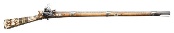 EXTRAVAGANTLY DECORATED OTTOMAN MIQUELET MUSKET.