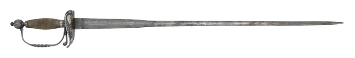 REPRODUCTION BRITISH SMALL SWORD WITH COLICHEMARDE