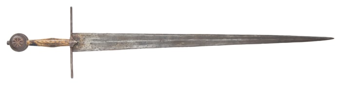 15TH CENTURY ENGLISH BROADSWORD FROM BAILEY