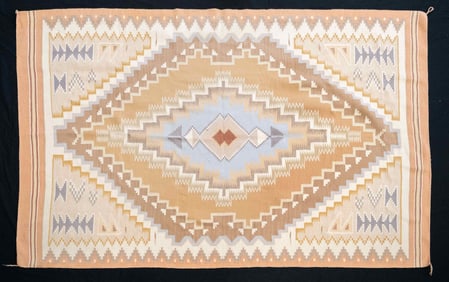 20TH CENTURY NAVAJO BURNTWATER RUG