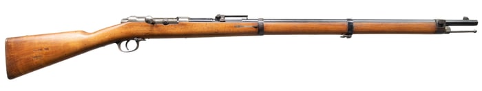 GERMAN SPANDAU 71/84 MAUSER BOLT ACTION RIFLE.