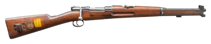 LATE SWEDISH M94/14 MAUSER BOLT ACTION CARBINE.