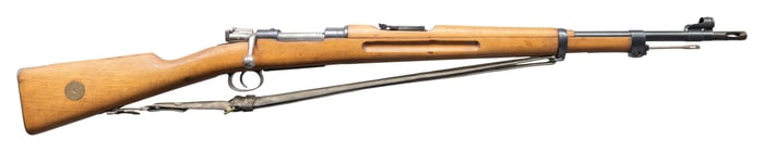 SWEDISH HUSQVARNA M38 MAUSER BOLT ACTION RIFLE.