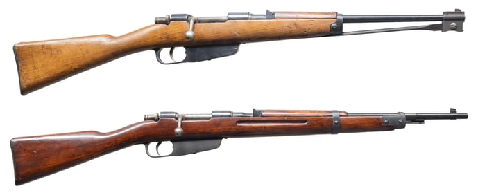 ITALIAN 1891 & M38 CARCANO BOLT ACTION RIFLES.