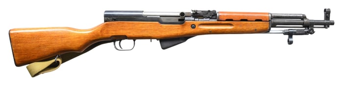 CHINESE "PARATROOPER" SKS SEMI-AUTOMATIC RIFLE.