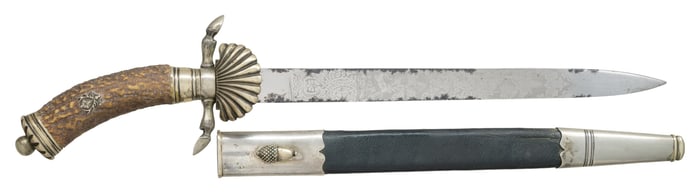 WWII GERMAN HUNTING ASOCIATION DAGGER BY CLEMEN &