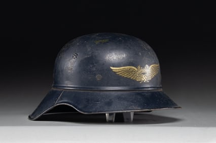 WWII GERMAN LUFTSCHUTZ HELMET.