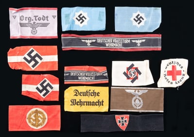 WWII GERMAN ARMBANDS.