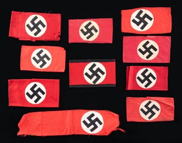 WWII GERMAN SS AND PARTY ARMBANDS