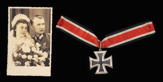 WWII GERMAN IRON CROSS WITH ALTERATION.