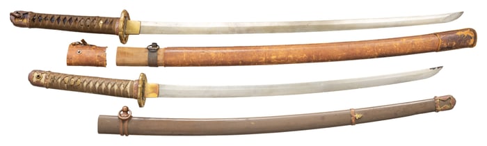 2 JAPANESE SHIN-GUNTO KATANAS.