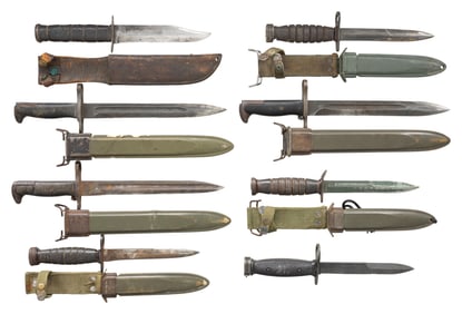 US BAYONETS AND FIGHTING KNIVES.