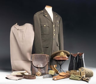 U.S. MILITARY DRESS UNIFORM & FIELD EQUIPMENT.