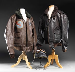 LOT OF 2 U.S. BOMBER JACKETS.
