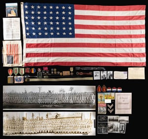 LOT OF ASSORTED U.S. MILITARIA & EPHEMERA FROM