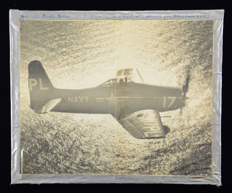 LARGE PHOTO OF A U.S. NAVY F8F-2P "BEARCAT"