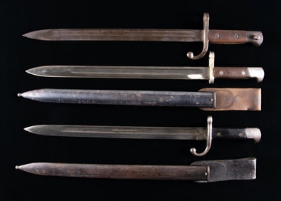THREE U.S. MADE EXPORT BAYONETS BY REMINGTON,