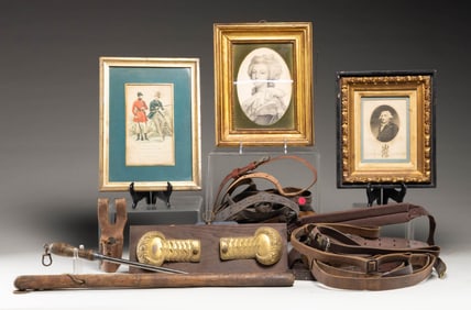 MISC GROUPING OF BRITISH NAPOLEANIC ERA MILITARIA,