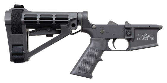 LIKE NEW S&W M&P15 LOWER RECEIVER WITH SB TACTICAL