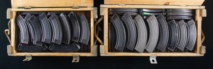 LOT OF 77 ASSORTED 7.62X39MM AK PATTERN MAGAZINES.