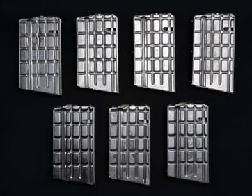 LOT OF 7 ARMALITE AR-10 7.62MM "WAFFLE" PATTERN