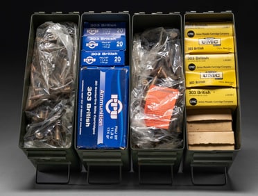 APPROX. 880 ROUNDS OF 303 BRITISH BALL AMMO.