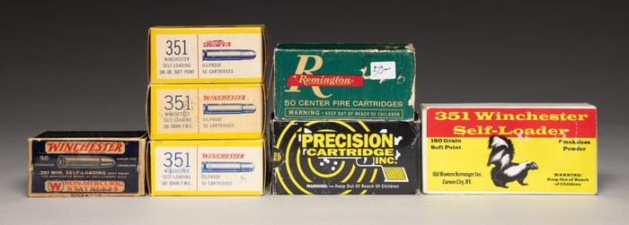 LOT OF APPROXIMATELY 300-ROUNDS OF ASSORTED .351