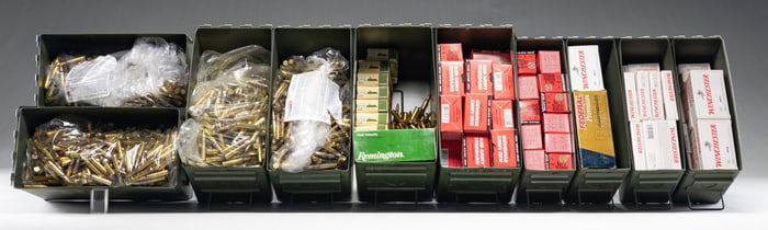 ABOUT 6000 RDS. OF VARIED 5.56 NATO/223 REM AMMO.