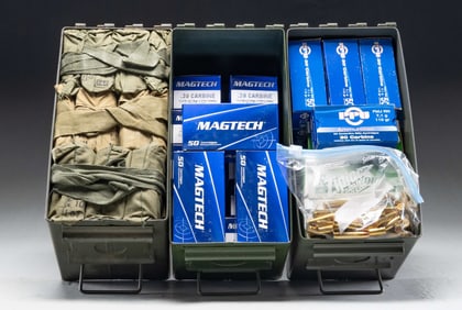 2,680 ROUNDS OF .30 CARBINE AMMO.