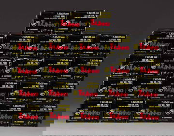 7.62X39 GROUP OF 880 ROUNDS TULAMMO.