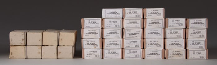 APPROXIMATELY 560 ROUNDS OF 7.62x54R AMMUNITION.