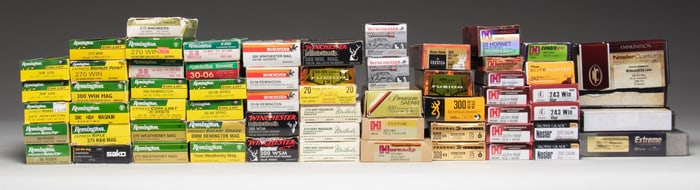 LARGE LOT OF VARIED RIFLE AMMO.