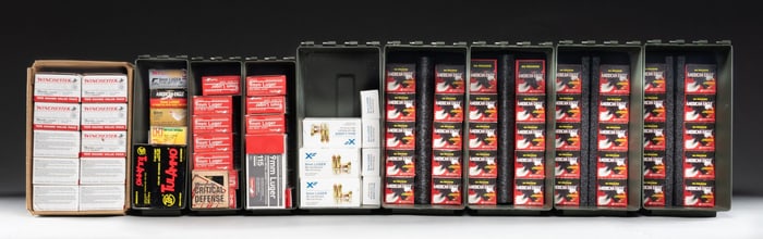 5,125 ROUNDS OF 9MM LUGER AMMO.