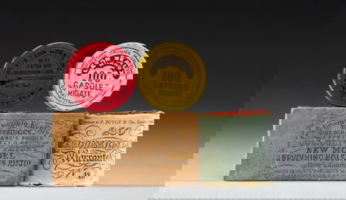 VINTAGE COLT AMMO & PERCUSSION CAPS.