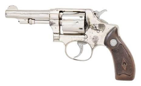 SMITH & WESSON 3RD MODEL 32 HE DA REVOLVER.