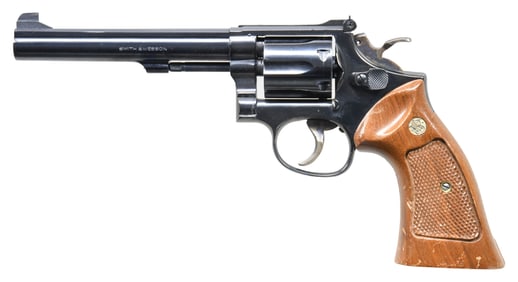 SMITH & WESSON MODEL 14-3 DA REVOLVER.