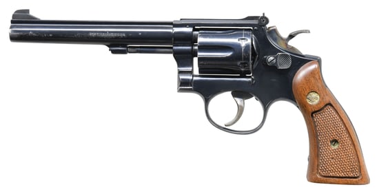 SMITH & WESSON MODEL 17-3 DA REVOLVER.