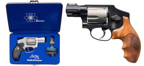 SMITH & WESSON 340 PD & 342 DA REVOLVERS.