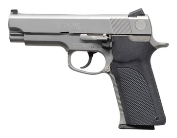 SMITH & WESSON MODEL 1076 SEMI AUTO PISTOL.