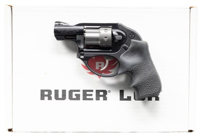 BOXED RUGER MODEL LCR 22 LR DAO REVOLVER.