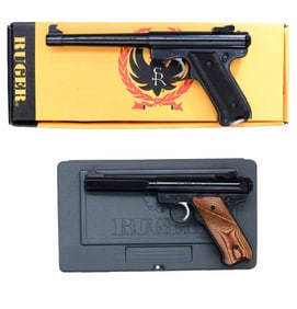 RUGER MARK I & MARK II TARGET SEMI AUTO PISTOLS.