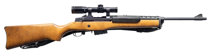 RUGER MINI-14 RANCH SEMI AUTO RIFLE WITH BURRIS