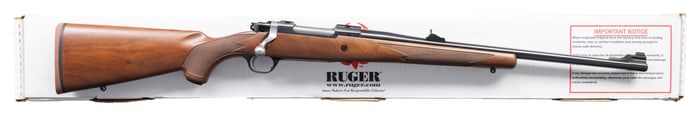 NEAR EXC., 338 RCM RUGER MODEL 77 HAWKEYE COMPACT