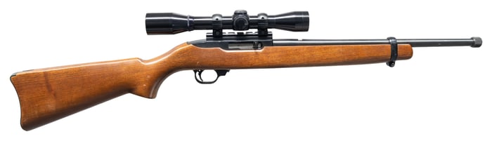 CUSTOM THREADED RUGER 10/22 SEMI AUTO CARBINE.