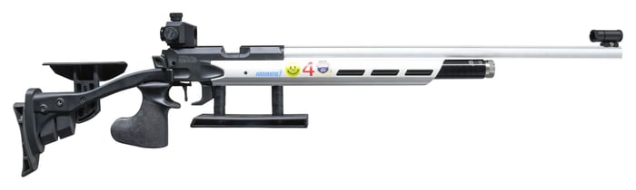 HAMMERLI MODEL AR 20 SILVER MATCH AIR RIFLE.