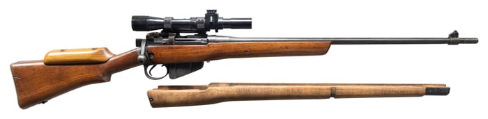 SPORTERIZED NO.4 MKI T BOLT ACTION SNIPER RIFLE.