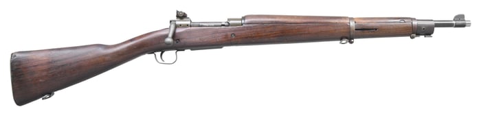 SHORTENED REMINGTON MODEL 03A3 BOLT ACTION RIFLE.